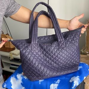 MZ WALLACE Large Sutton Tote in Navy